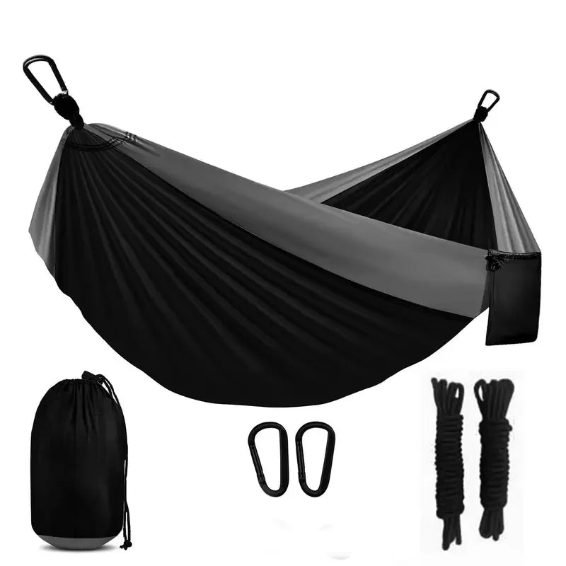 Four Season Comfortable and Breathable Hammock with Backpack Travel Storage Design Suitable for Outdoor Camping Parks