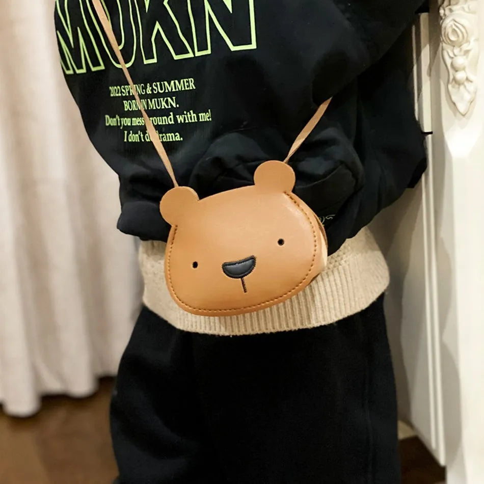 Cartoon Animal Children's Mini Bag Toddler Girl Children's Cute Shoulder Bag Children's Daily Matching Crossbody Bag