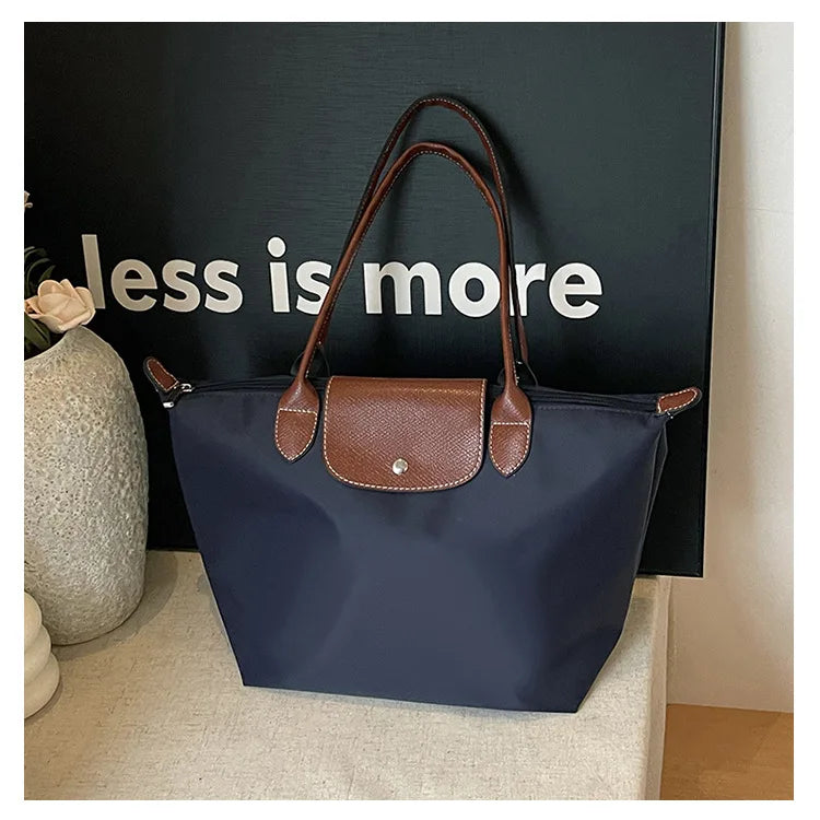 Women's shoulder bag new large-capacity tote bag armpit bag female Longxiang bag fashionable handbag