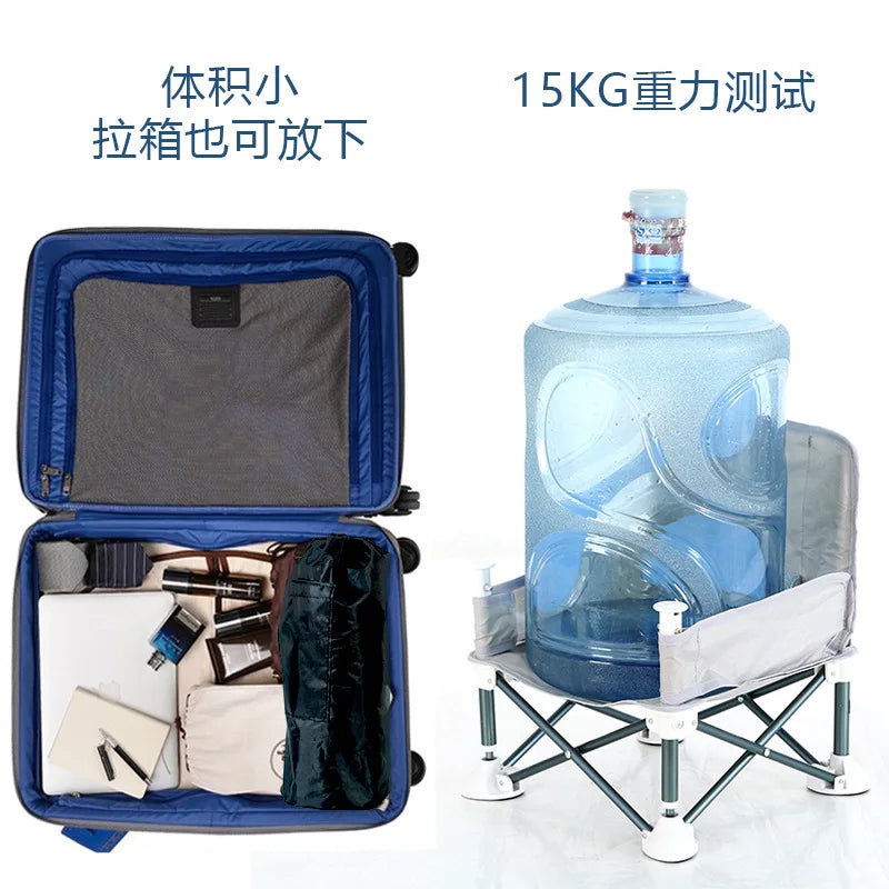 Baby Foldable Portable Dining Chair With Plate Seat Belt Children's Beach Chair Camping Child Comfortable Feeding Seat Baby