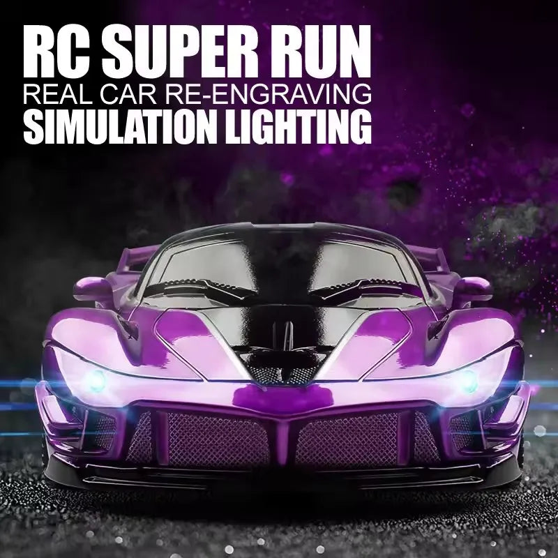 1:18 Simulation Drift Racing Remote Control RC Car High Speed Radio Controlled Vehicle With Light Model Toy Gift for Kids Boy