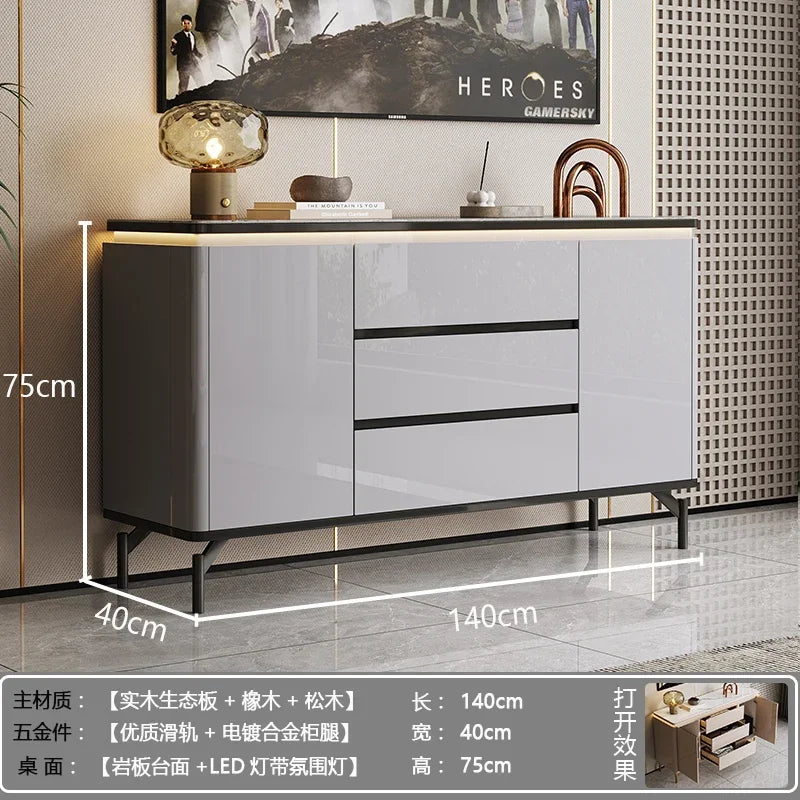 Simple Space Saving Cabinets Living Room Portable Storage Modern Trendy Display Cabinet Simple Luxury Vitrina Furniture