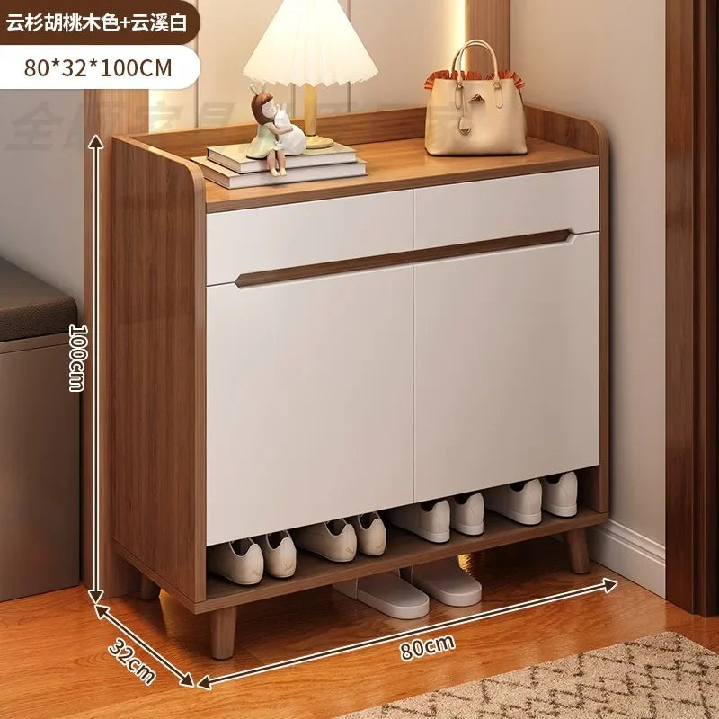 Entrance Hall Organizer Shoe Cabinet Storage Mobile Living Room Shoe Shelf Shelves Space Saving Archivadores Home Furniture