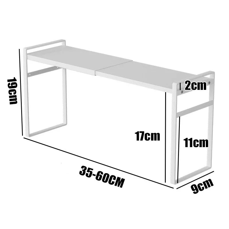 ZEXEF Retractable Accessories for Kitchen Cabinet Organizer Furniture With Shelf Space Bathroom Storage Rack Home Pantry Spice