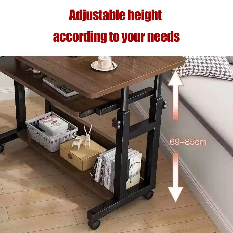 Simple Laptop Desk Lazy Bed Desk Learning Simple Small Table Learning Table Movable Bedside Adjustable Portable Laptop table