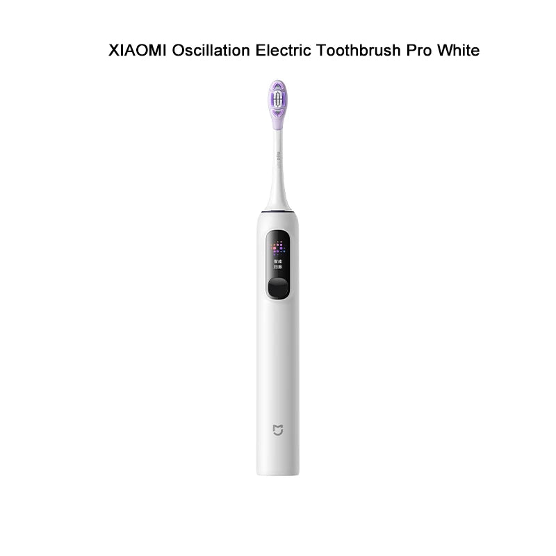 XIAOMI MIJIA Sonic Vibration Electric Toothbrush Pro,Smart 4 Modes, Long Battery Life, IPX8 Waterproof,LED Screen & Travel Lock