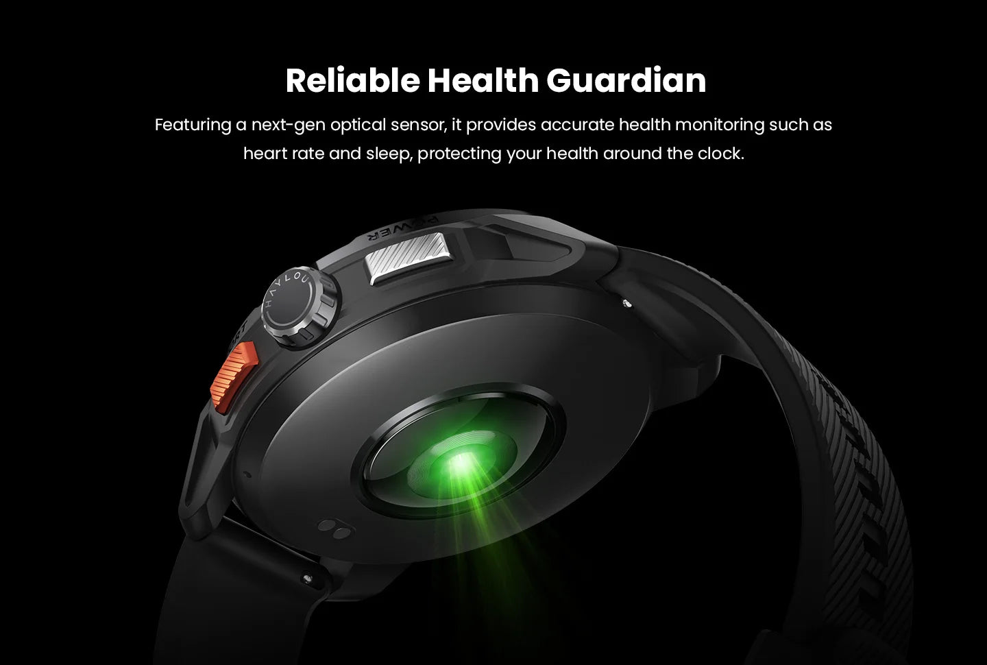 HAYLOU Solar Ultra GPS Smartwatch 1.6” AMOLED Display 5ATM Waterproof Built-in GPS Bluetooth Phone Calls Sports Smart Watch