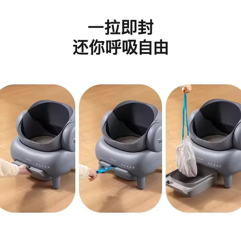 Use for Neakasa/CatLink Smart Cat Litter Box Garbage Bag Drawstring Thickened Cat Collection Storage Poop Bags Pet Supplies