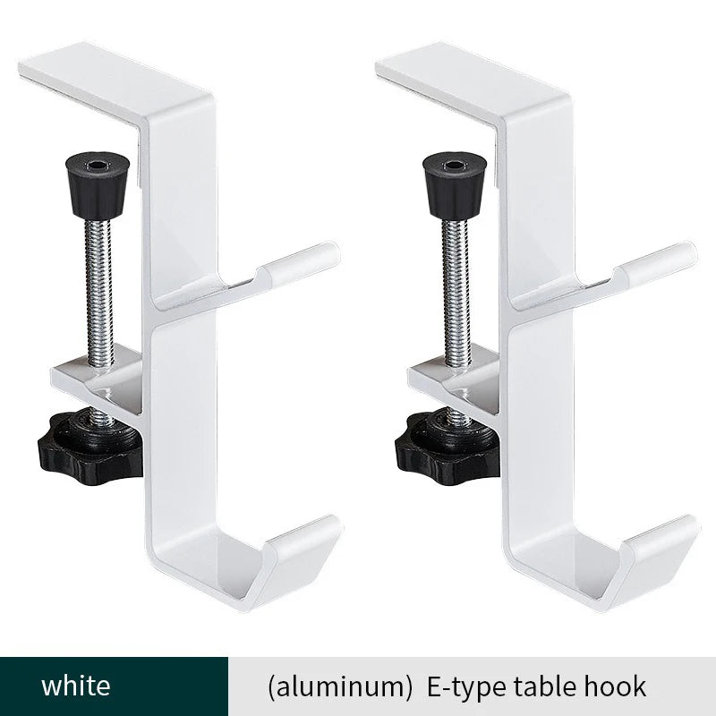 1pcs Punch-free Desk Hook Adjustable Desk Edge Hook Multi - Functional Gaming Headset Hanging Hook Home Office Organizer