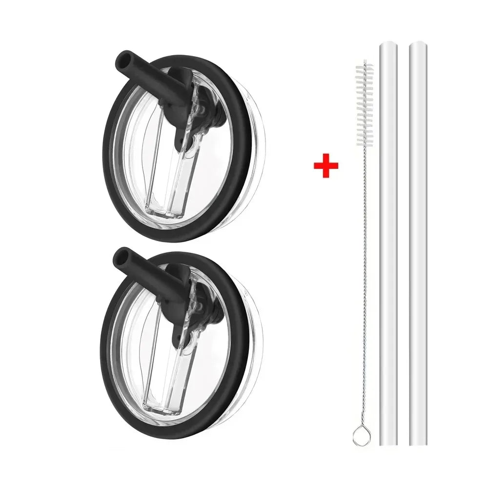 40oz Flip Straw Leak Proof Lid for Stanley Cup Spill-proof Cover Tumbler Lid Replacement for Stanley Cup Accessories Straw Cover