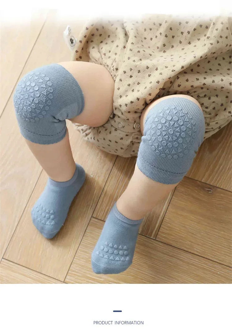 Soft Newborn Slip Toddler Anti Sock For Girls Boys Baby Girl Boy Sport Socks and Knee 2Pcs Infant Set Summer Spring 2023 New