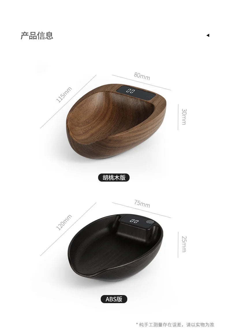 MHW-3BOMBER MVE Coffee Electronic Scale Weighing Bean Display Plate Hand Brewed Bean Dish Spray Bottle Set