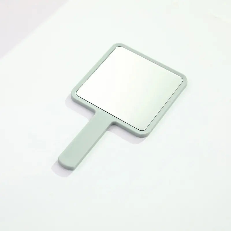 Eyelash Extensions Handheld Mirror Custom Logo Square Shape SPA Salon Personalized Compact Makeup Mirrors With Handle