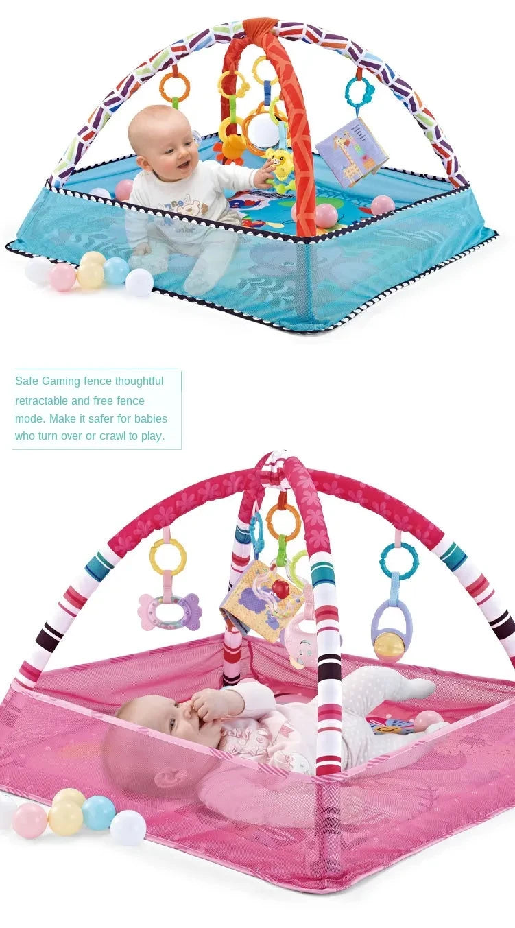 Baby Fitness Frame Early Education Crawling Game Blanket Puzzle Multi Fence Crawling Mat Enlightenment Toys Baby Play Mats