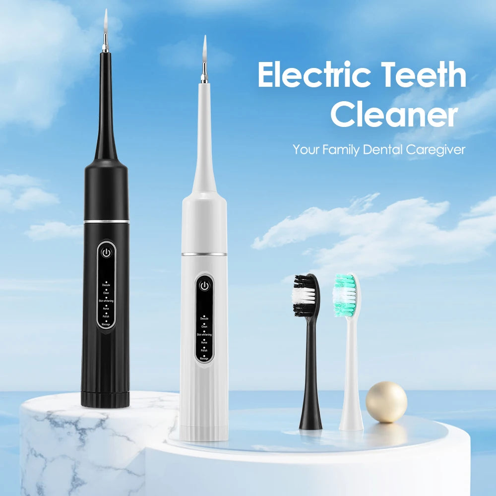 Electric ToothBrush Whitening Frequency Sonic Teeth Cleaner Dental Scaler Toothbrush Calculus Plaque Remover Stone Remover Kit