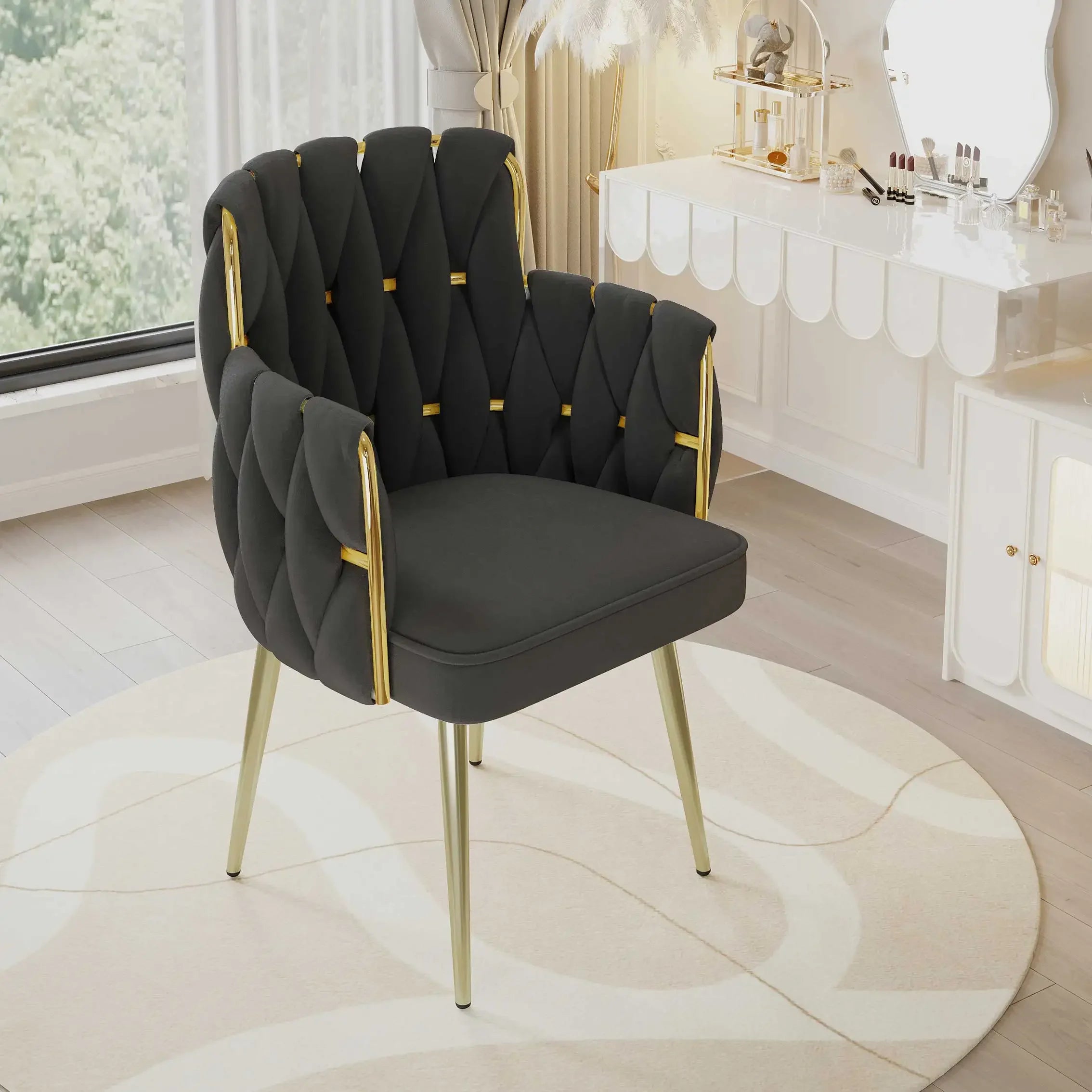 Study Throne Office Chair Vanity Modern Ergonomic Luxury Nordic Office Chair Designer Relaxing Sillas De Oficina Salon Furniture