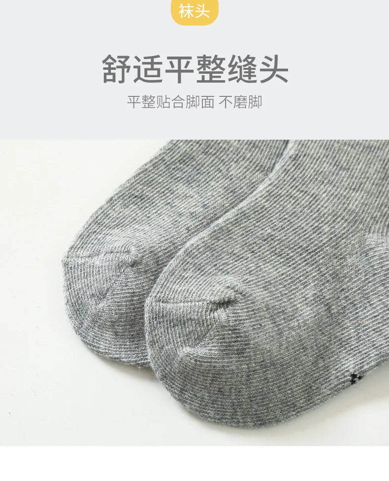 Baby Girls Bow Knee High Socks Cute Kids Girl Student Princess Sock Children Solid Color Cotton Socks Infant Newborn Clothing