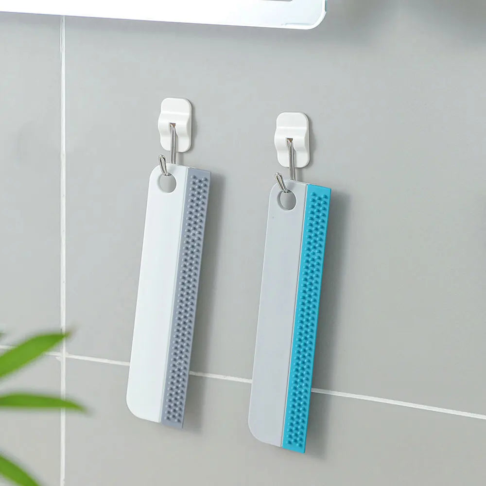 Soft Silicone Glass Wiper Scraper Window Cleaning Brush Kitchen Bathroom Glass Cleaning Tools for Car Mirror Cleaner Squeegee