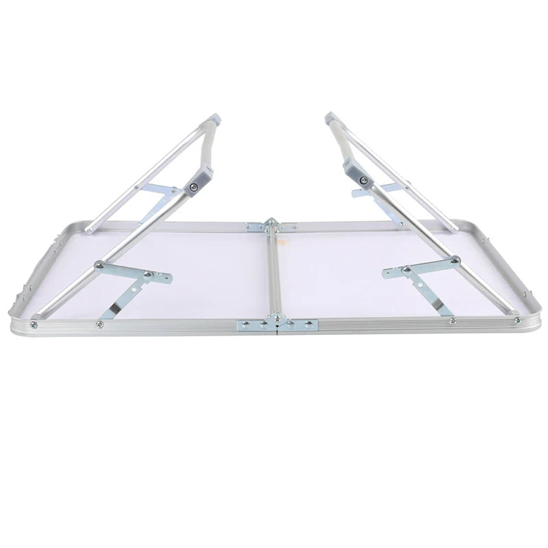 Mini Folding Table Outdoor Aluminum Table Camping Density Board Table Portable Picnic BBQ Small Table Computer Table