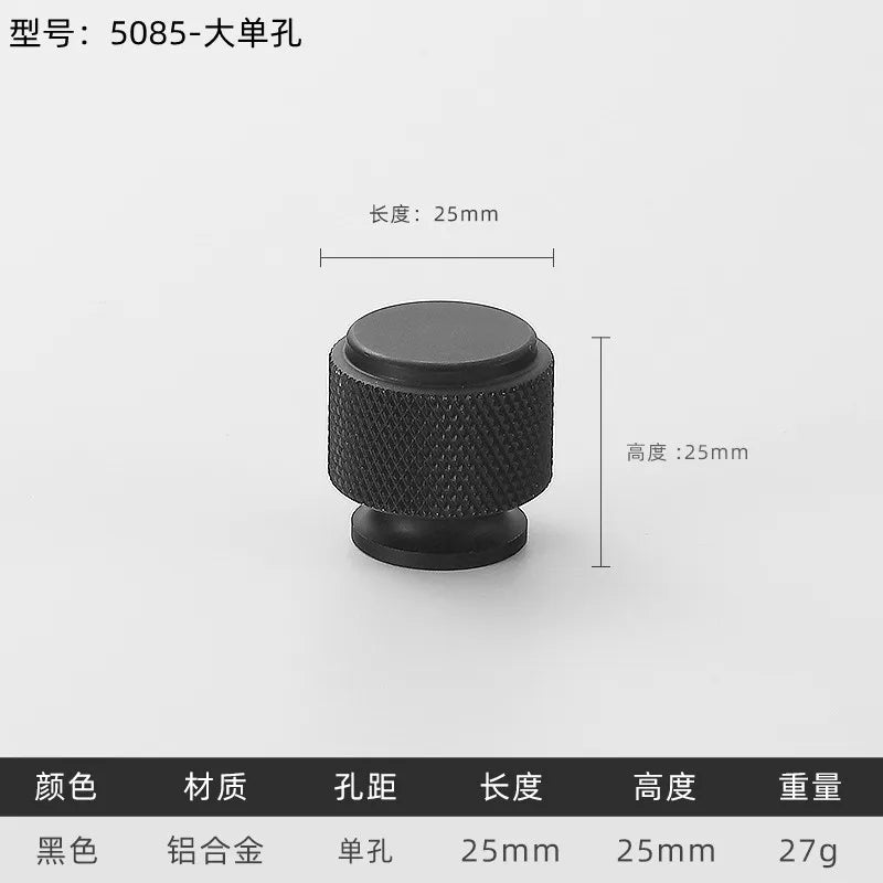 Black Gold Knurled Kitchen Cupboard Cabinet Storage Handles Closet T Bar Wardrobe Door Pulls Door Knobs Home Furniture Handles