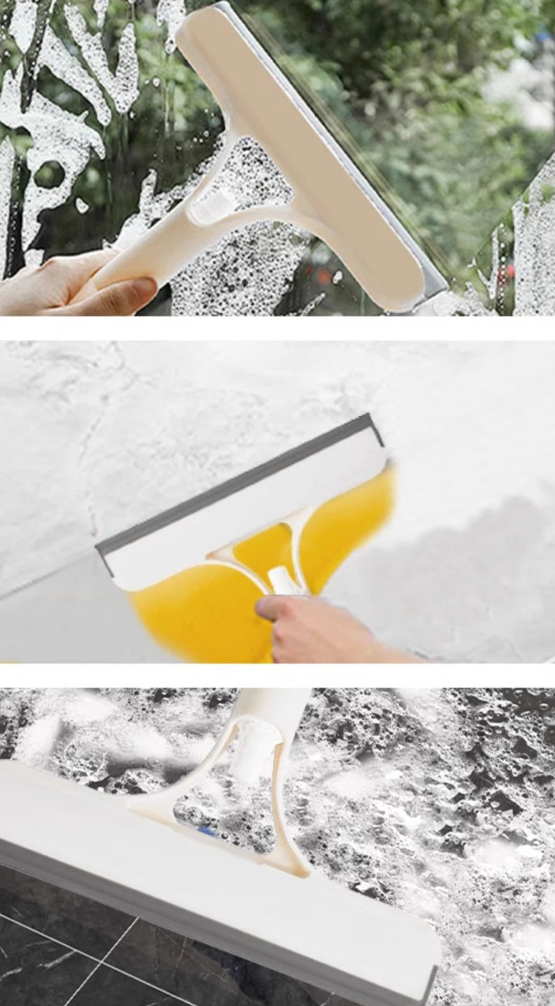 Car Scraper Window Cleaner Wiper Muitifunctional Glass Brush Silicone Squeegee for Car Household Cleaning Tools