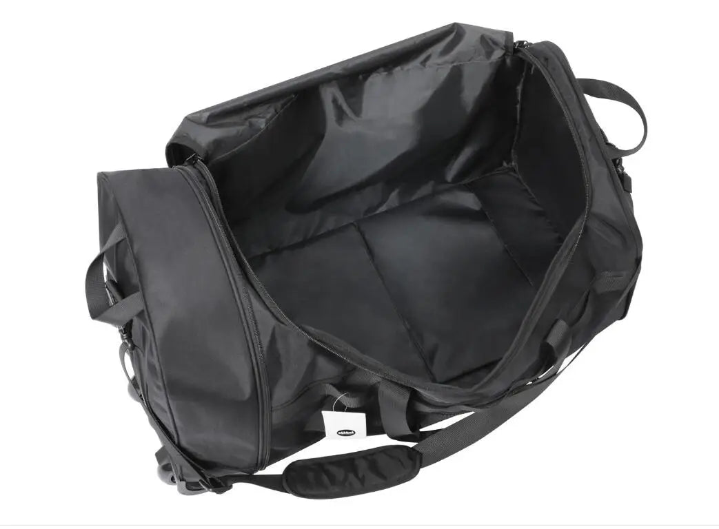 Large Capacity carry on hand Luggage Rolling duffel bag 90L wheeled Bag Home moving bags with wheels Travel trolley luggage bag