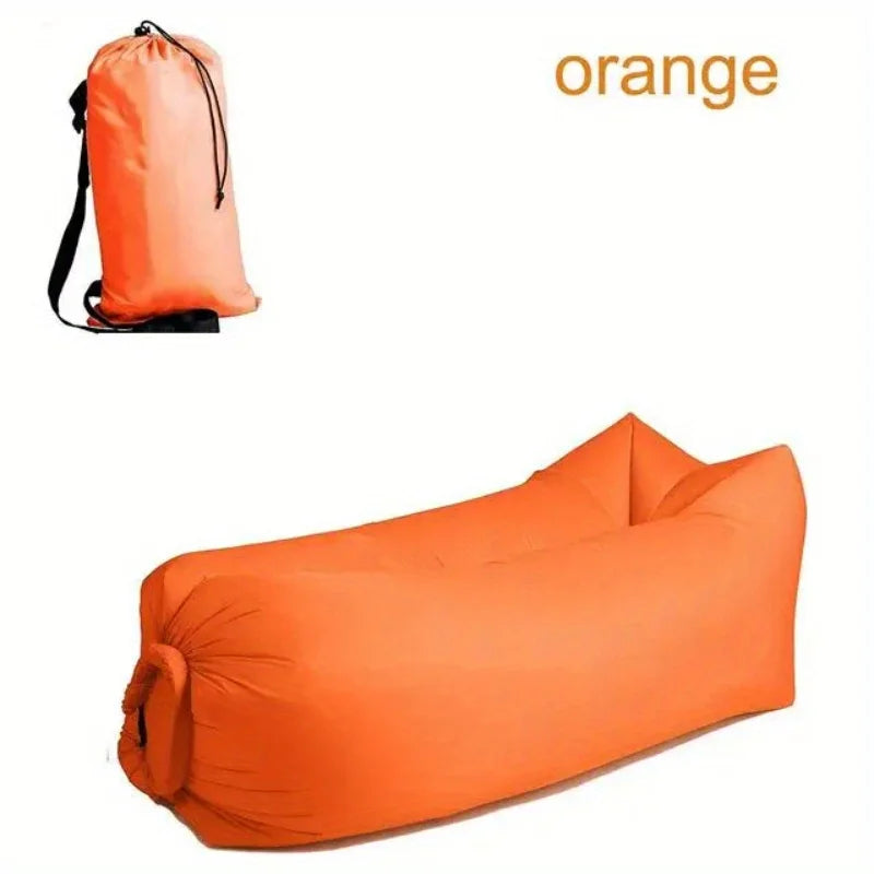 Inflatable Sofa Air Sofa Chair Portable Foldable Sleeping Bag WaterProof Couch Outdoor Camping Picnics Chairs Beach Accessories