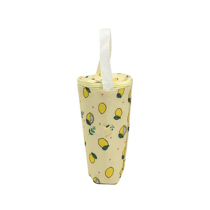 Portable Milk Tea Tote Bag Heat Preservation Bag Carrying Insulated Cup Cover Umbrella Bag Handbag Camping Drinkware Accessories