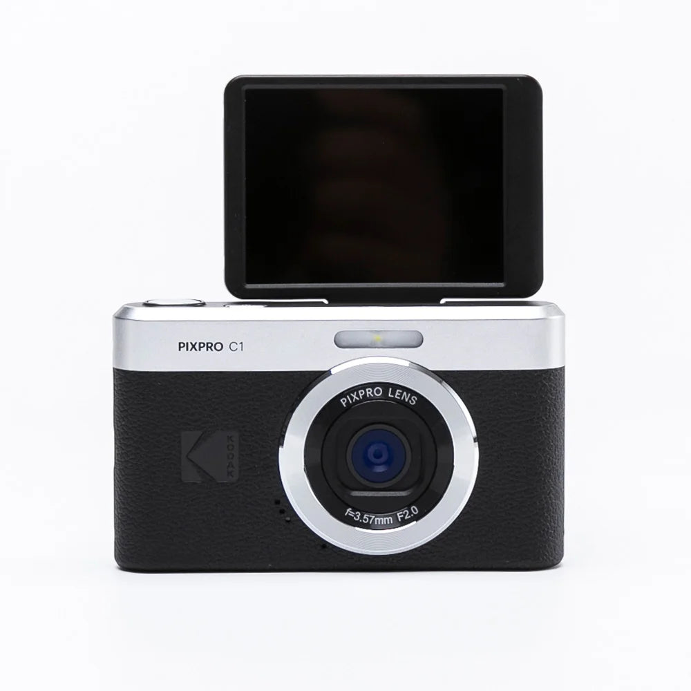 NEW KODAK PIXPRO C1 Digital Camera All-in-one 13MP Sensor, 26mm Fixed Focus Lens, and 180° Tilting LCD（Not Kodak PIXPRO FZ55）