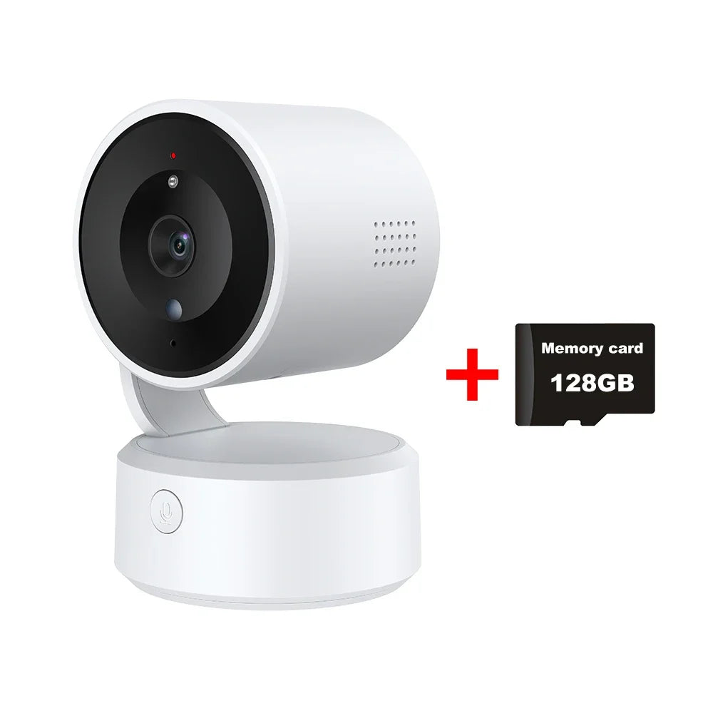 PEGATAH Tuya 5MP One-touch Call Indoor Baby Monitor WiFi PTZ Camera Auto Tracking Color Night Vision IP CCTV Surveillance Camera