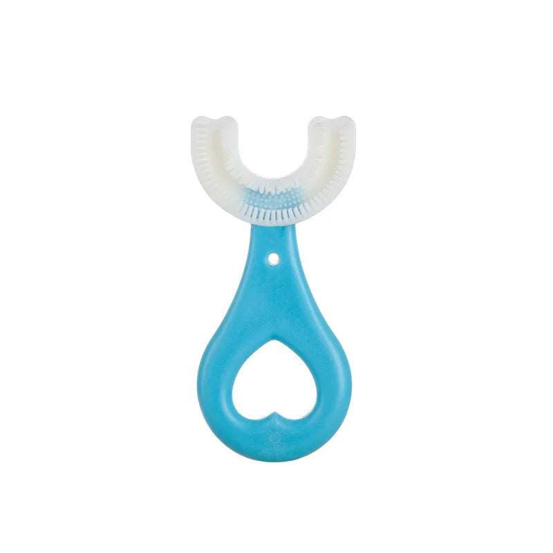 Baby Toothbrush Children 360 Degree U-shaped Child Toothbrush Teethers Baby Brush Silicone Kids Teeth Oral Care Cleaning