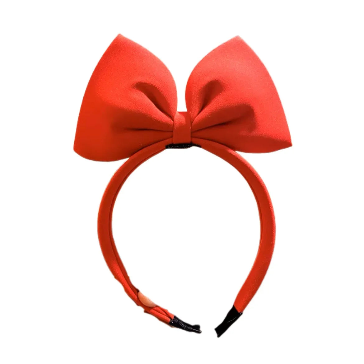 Girls Hair bows Hair Accessories Red Snow White Hair Band Handmade Red Bow Headband Fabric Bow Tie Net Red Hair Band Headdress