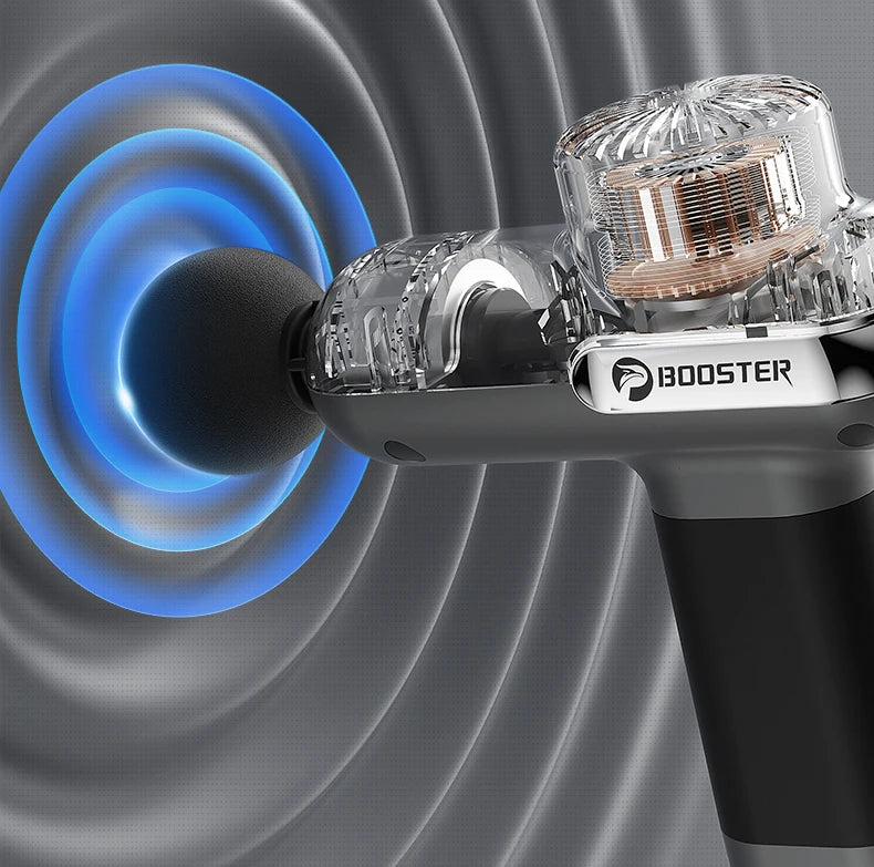 Booster - Mini Electric Neck Massager Gun, Smart Hit Fascia for Body Relaxation, Fitness, Muscle Relaxation