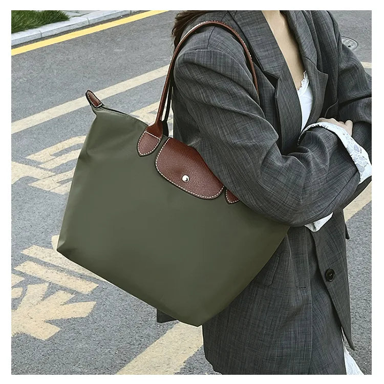 Women's shoulder bag new large-capacity tote bag armpit bag female Longxiang bag fashionable handbag