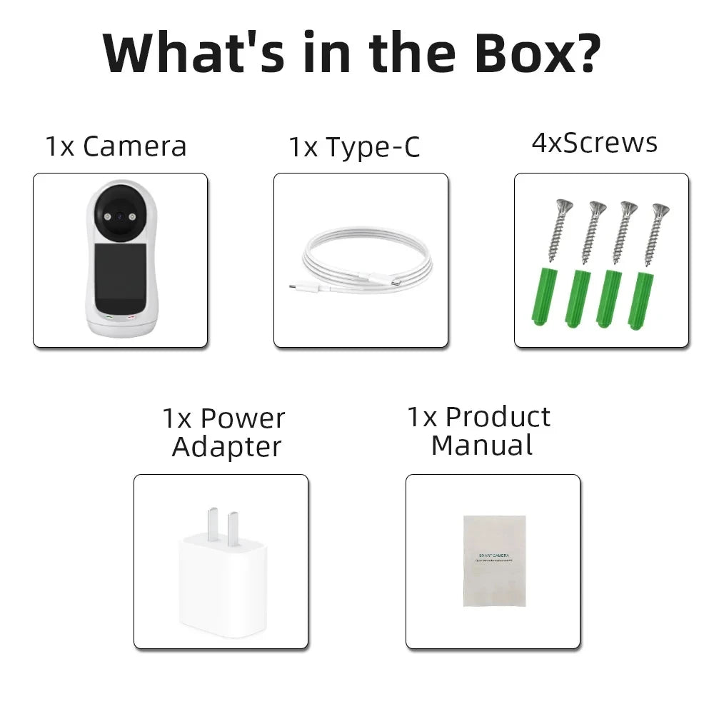 4MP 2K PTZ Wifi Camera Video Call with 2.8 Inch IPS Screen Baby Cry Sound Detection Security IP Camera 3MP Baby Monitor iCSee