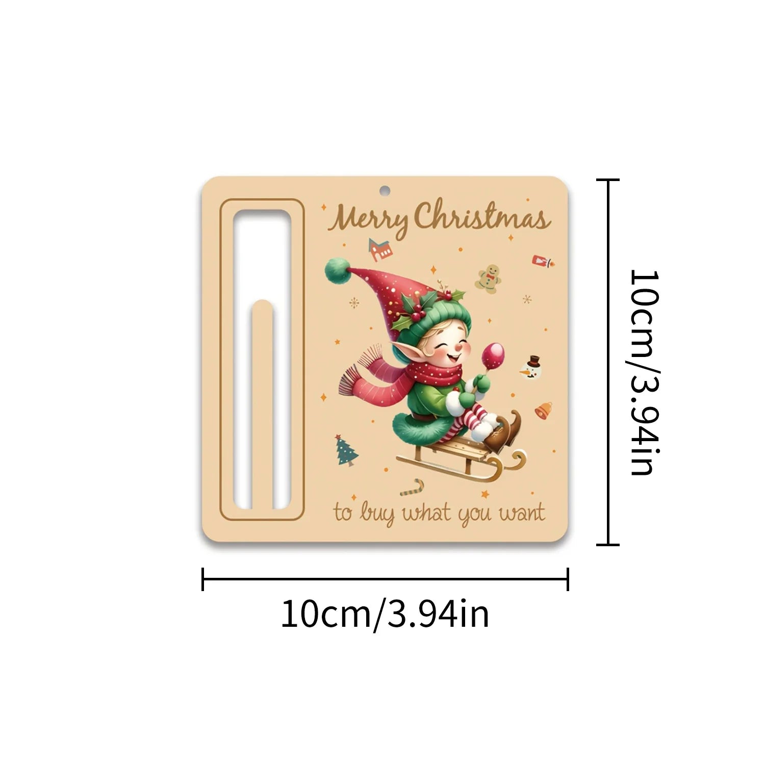Christmas Cute Money Holder Christmas Ornament Decoration Santa Claus Snowman Christmas tree decorations