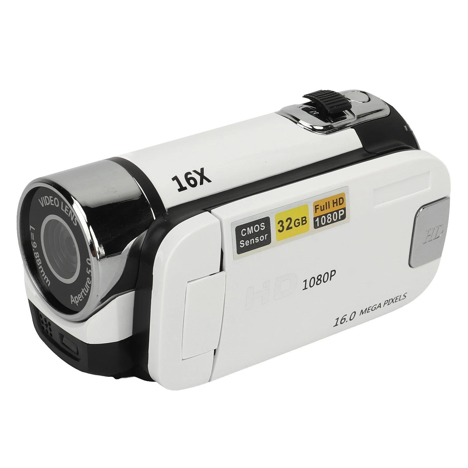 D90 1080P 16MP Digital Camera 2.4 Inch Rotatable Screen Camcorder 16X Zoom HD Video Recorder with Fill Light new
