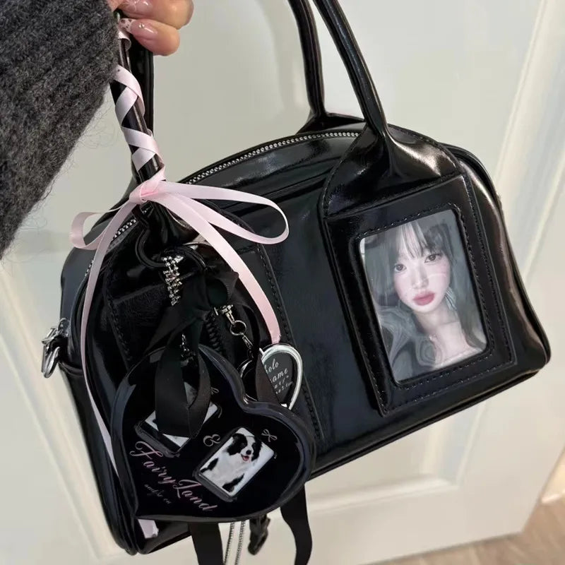 Itbag Small Appetite Can Hold Photo Card Crossbody Bag Women'S Bag Design Sense Niche Boston Pillow Bag Shoulder Groupie Merch