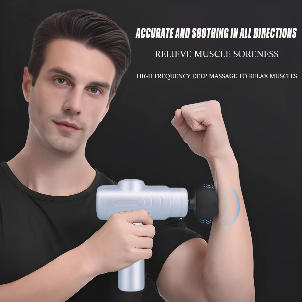 Fascia gun electric frequency conversion impact massage gun male specific training relaxation deep massage body neck hands legs