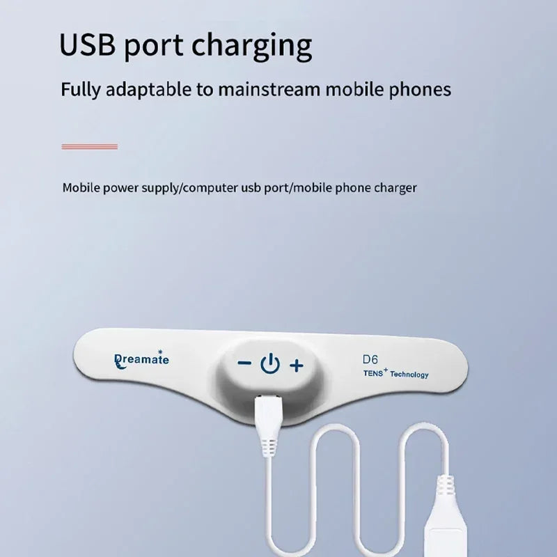 TENS Sleeping Aid Electric Massager Relieve Headache and Migraine Help Sleep Night Anxiety Therapy Relaxed Pressure Relief Tools