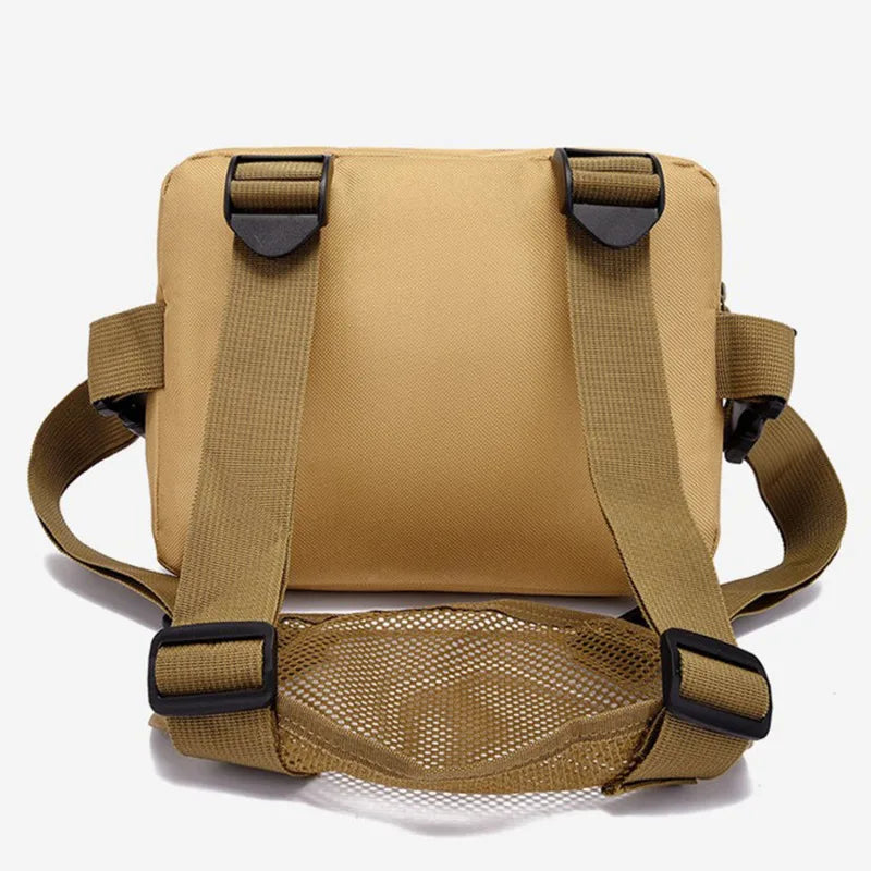 Multi-function Tactical Vest Unisex Chest Rig Bag Fashion Men's Hip-hop Streetwear Chest Bags Waterproof Oxford Sport Backpack