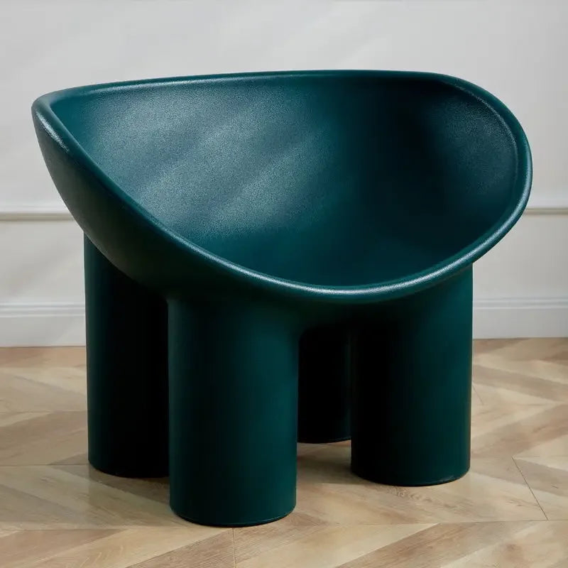Scandinavian Designer Elephant Leg Chair Ins B&B Single Sofa Chair Lazy Creative Outdoor Leisure Chair Plastic