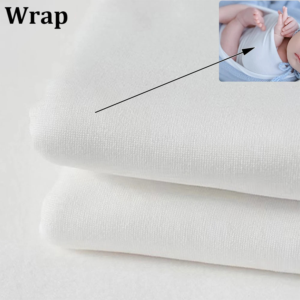 Blue Love Photography Theme Wrapping Props Knitted Night Cap Artificial Flower Photo Decoration Prop Studio Shooting Accessories