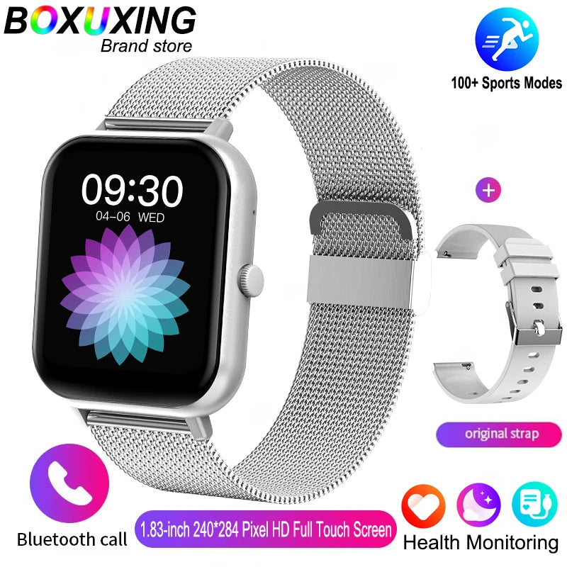 For Xiaomi Watch 5 Upgraded Smart Watch Men Woman Bluetooth Call Sports Fitness Heart Rate IP68 Waterproof Smart Watch 2026 New
