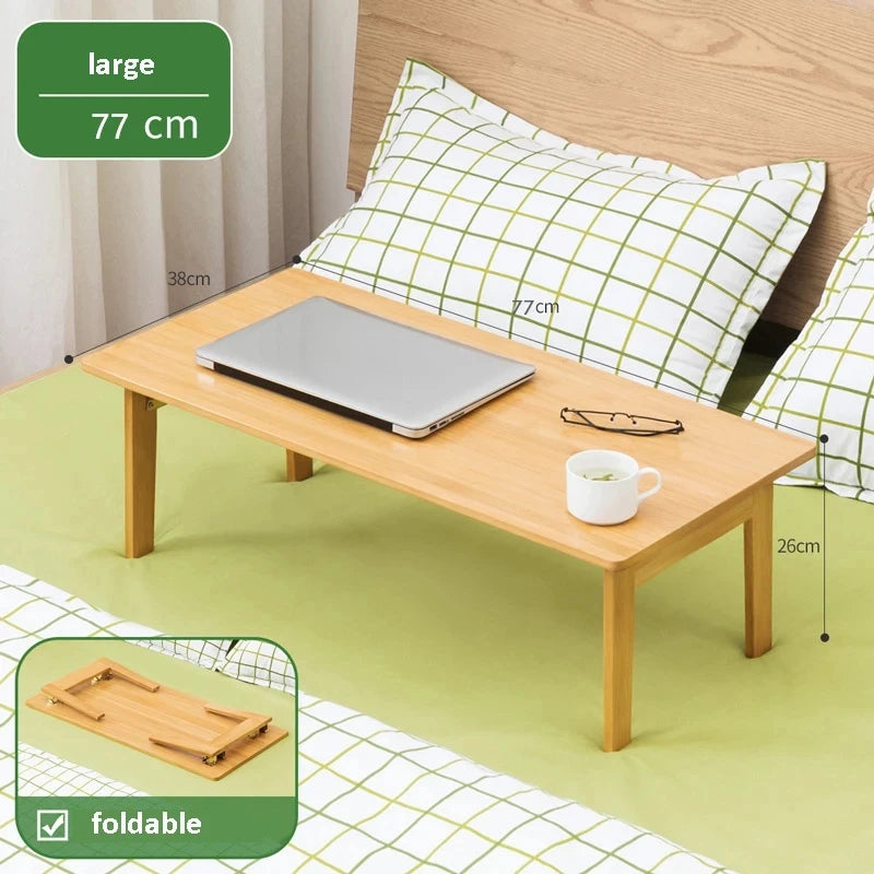 Foldable Laptop Desk Living Room Dining Apartment Tea Table Simple Modern Table Minimalist Baboo Coffee Table
