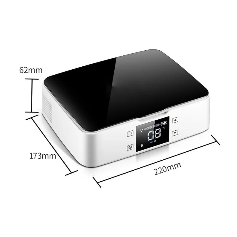 Mini Portable Insulin Refrigerator Mini-Fridge Cooler For Insulin Serum Interferon Capsules 10200mAh Li-ion Battery USB Charging