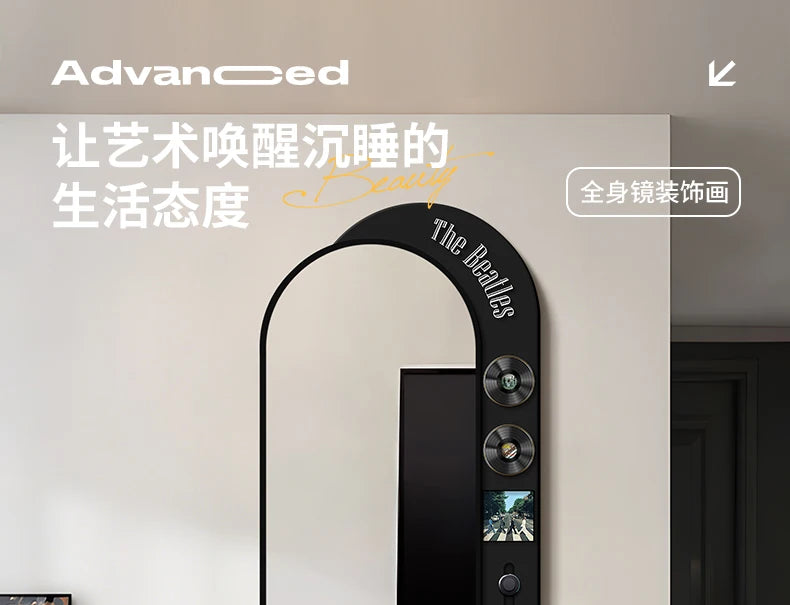 Children's Room Decoration Home Luxury Living Room Decorations Aesthetic Floor Mirror With Lighting Bathroom Decor Bedroom Deco