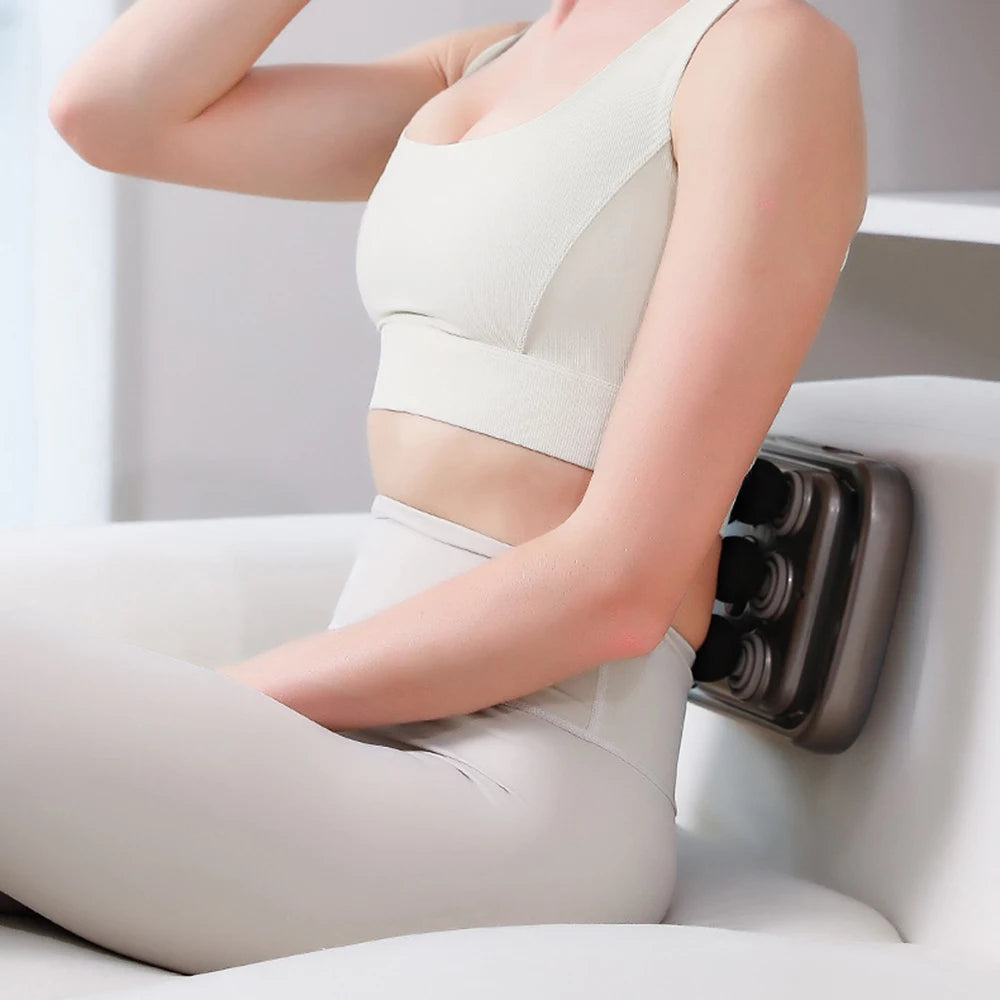 6+12-Head Deep Muscle Massager Gun High-Frequency Vibration Fascia Therapy with for Relaxation And Back Pain Relief