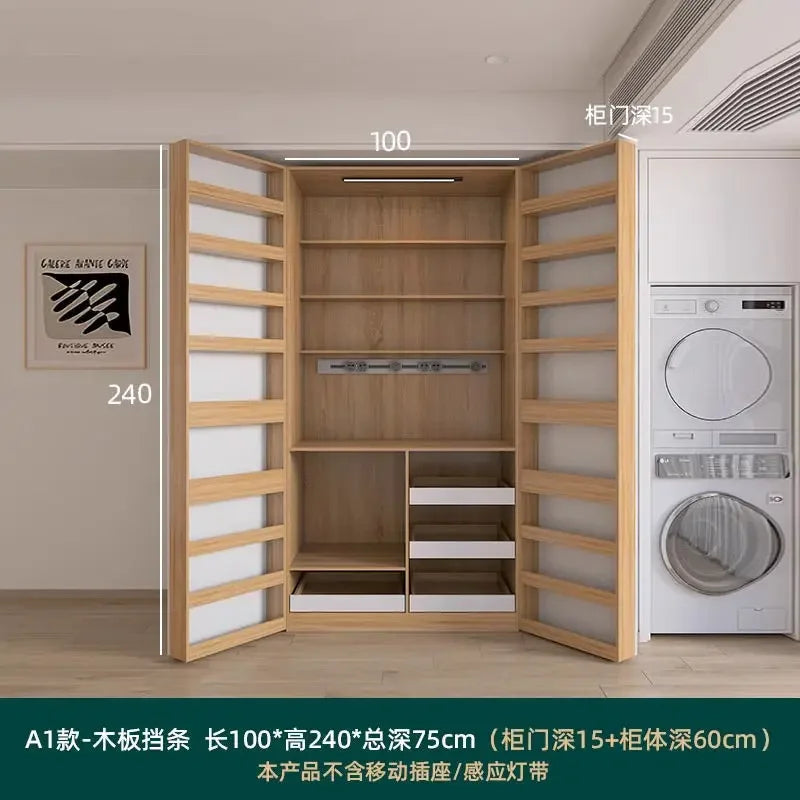 Snack Storage Cabinet Wine Cooler Sideboard Dining Cabinet Against The Wall All-in-one Pantry Cabinet Living Room Custom Size