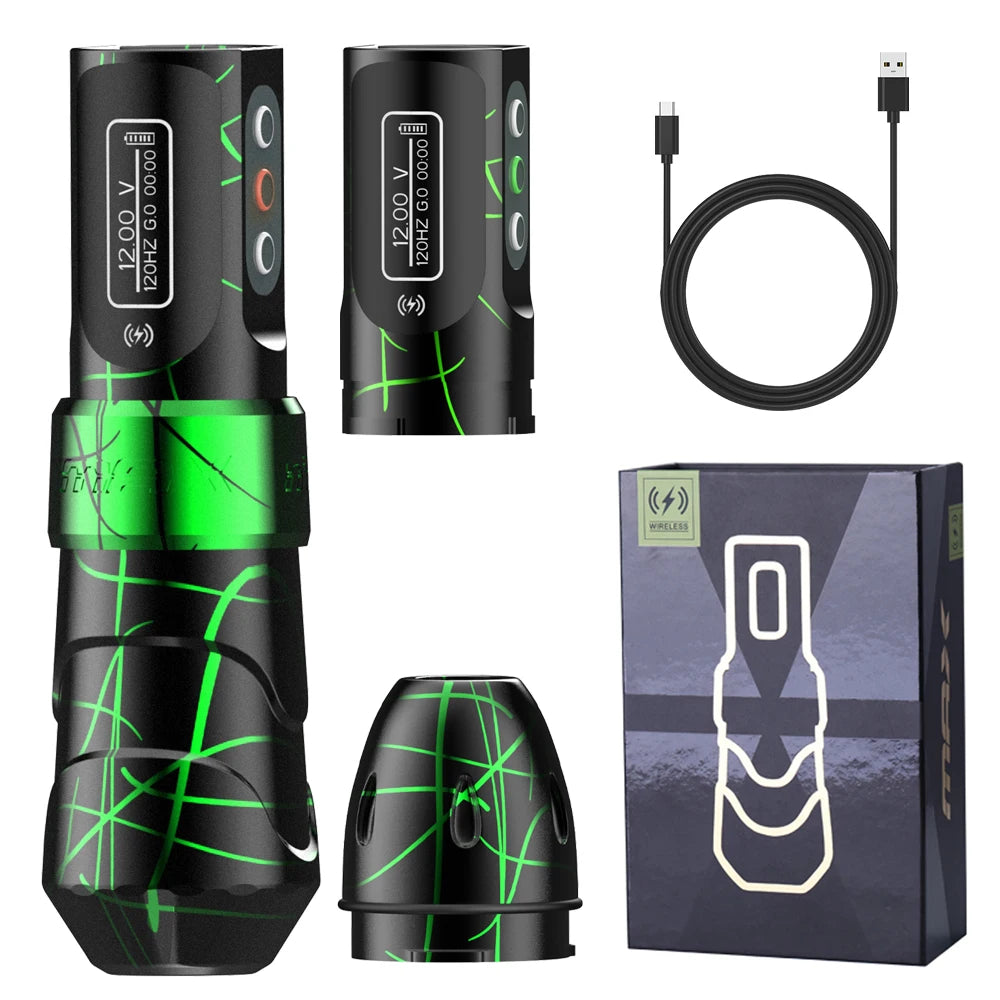 YILONG Fluk MAX Professional Tattoo Machine 2400mah Battery wireless Permanent Makeup Tattoo Pen Machine For Tattoo Body Artists